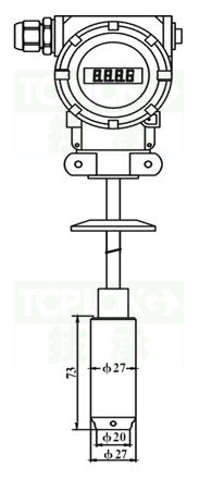 HFS靶式水流開關流量控制范圍圖